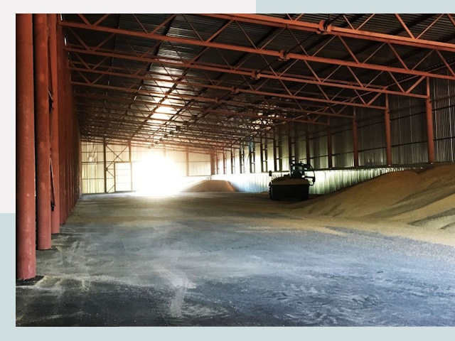 Строительство зернохранилищ в Верхней Пышме