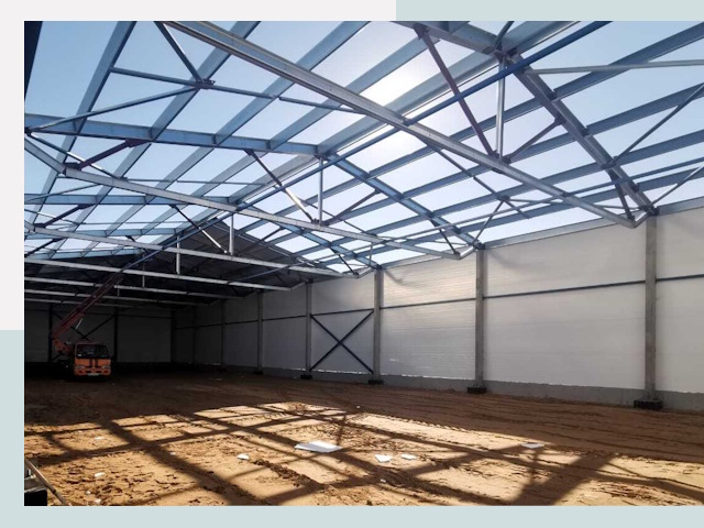 Строительство сенохранилищ в Верхней Пышме