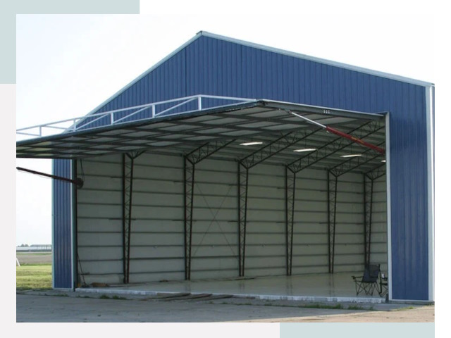 Прямо стенные ангары в Верхней Пышме