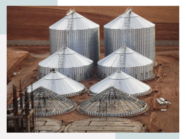 Строительство зерновых силосов в Верхней Пышме