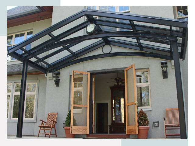 Козырьки металлические в Верхней Пышме