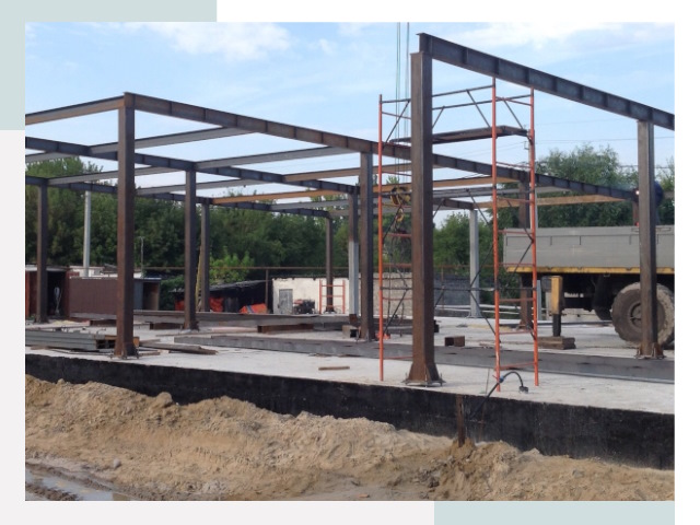 Фундамент для ангаров в Верхней Пышме