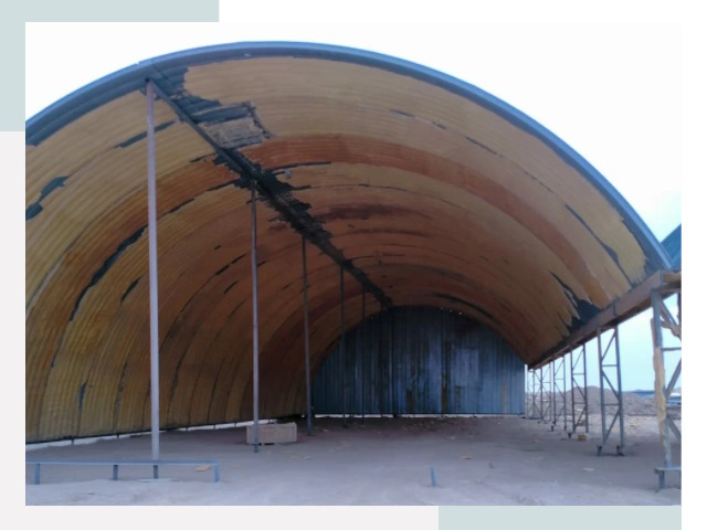 Реконструкция ангаров в Верхней Пышме